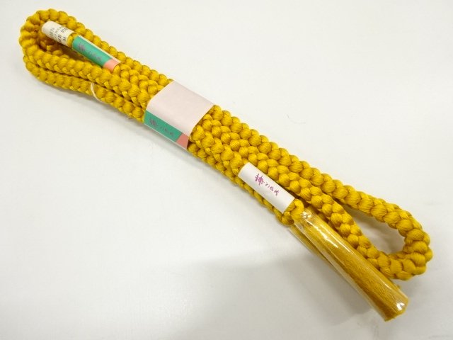 JAPANESE KIMONO / UNUSED HANDTIED OBIJIME CORD 